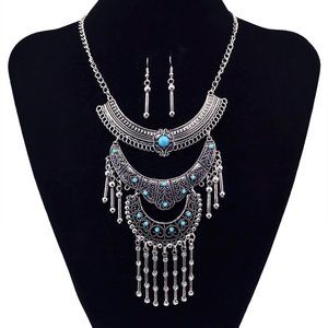 Bohemian Aztek Statement Necklace